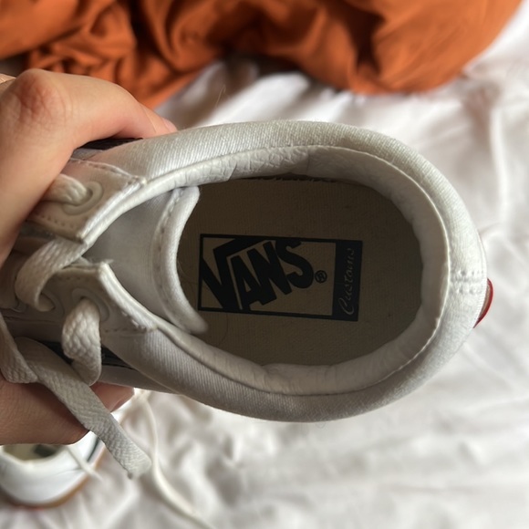 white vans - old skool canvas (custom-designed) | women’s - Picture 5 of 6